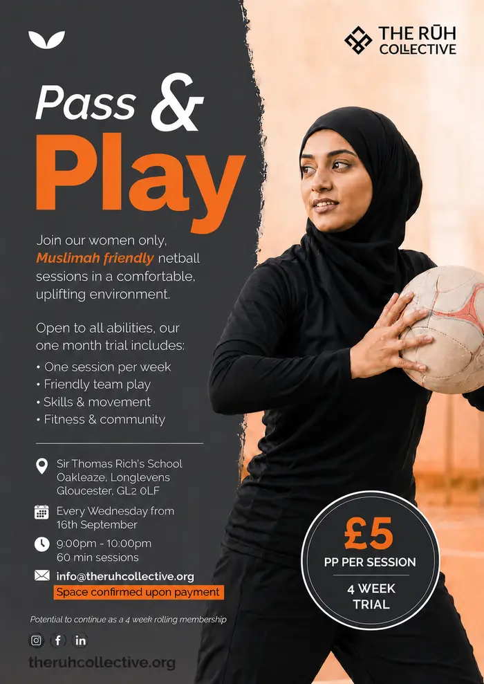 Pass and Play – Women’s Only Netball